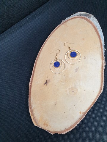 Modèle Bleu Pailletté