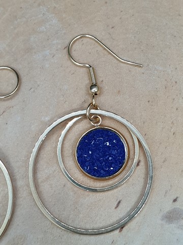 Modèle Bleu Pailletté