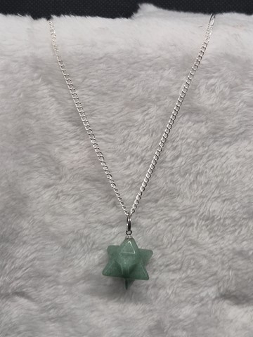 Collier Merkabah Aventurine Verte